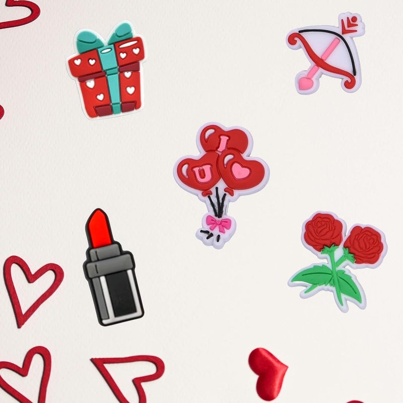 BULKITEM 25 Pcs Gamer, Summer, Nurse, Pink, Hunting, Black,USA american flag crocs,Shoe Charms, Cute Shoe Accessories Gifts Charms for Teens Kids Adults - Image 5